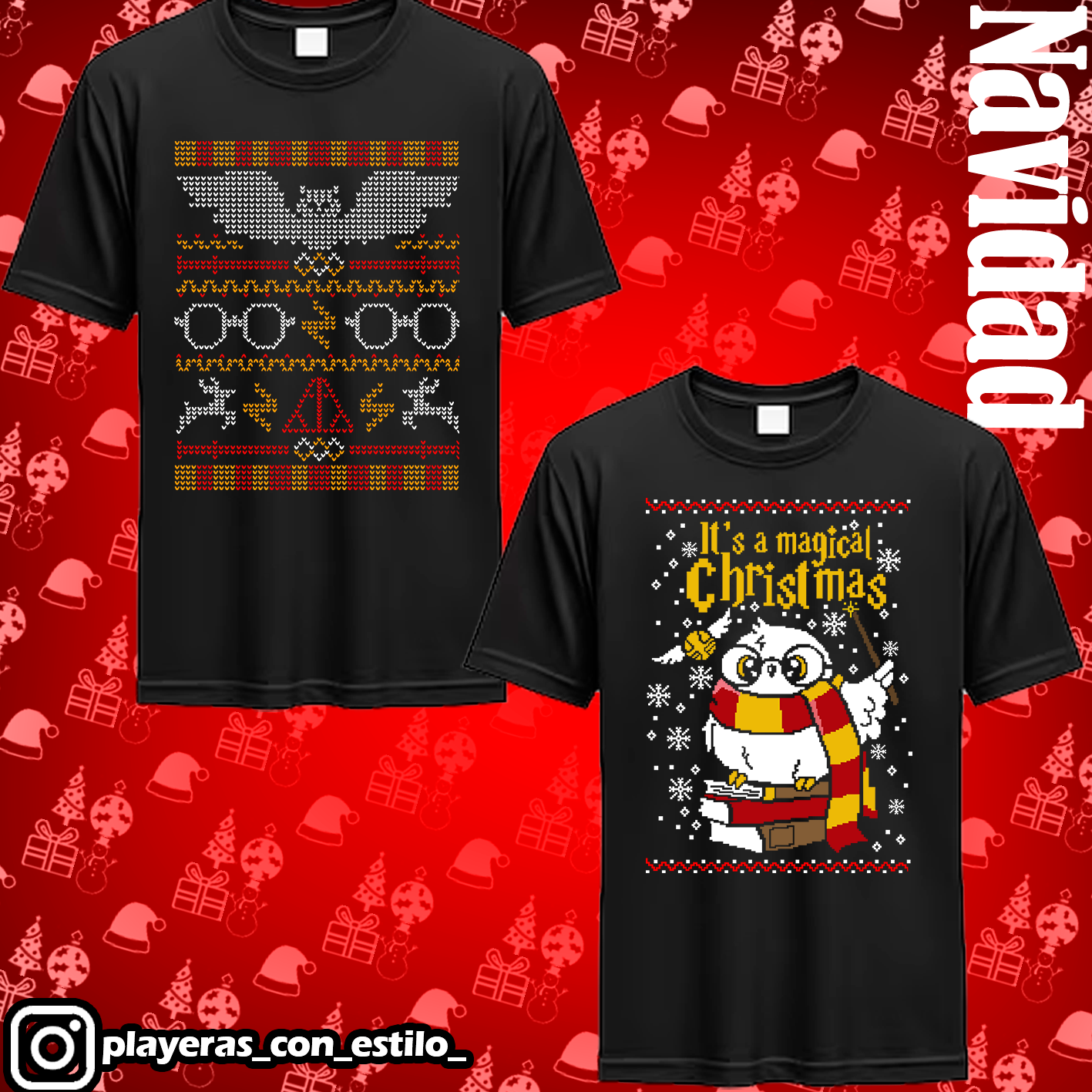 Playeras de Navidad