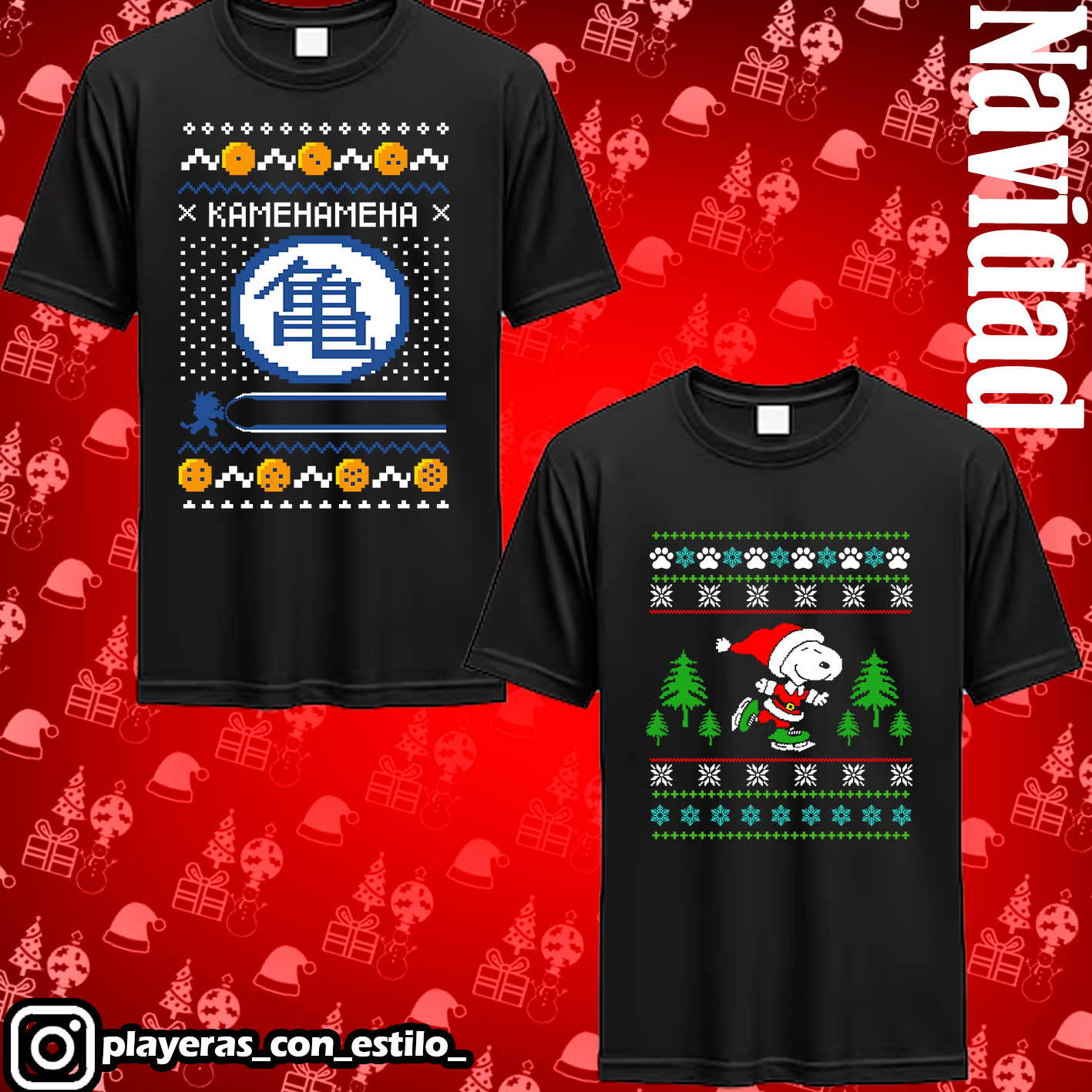 Playeras de Navidad