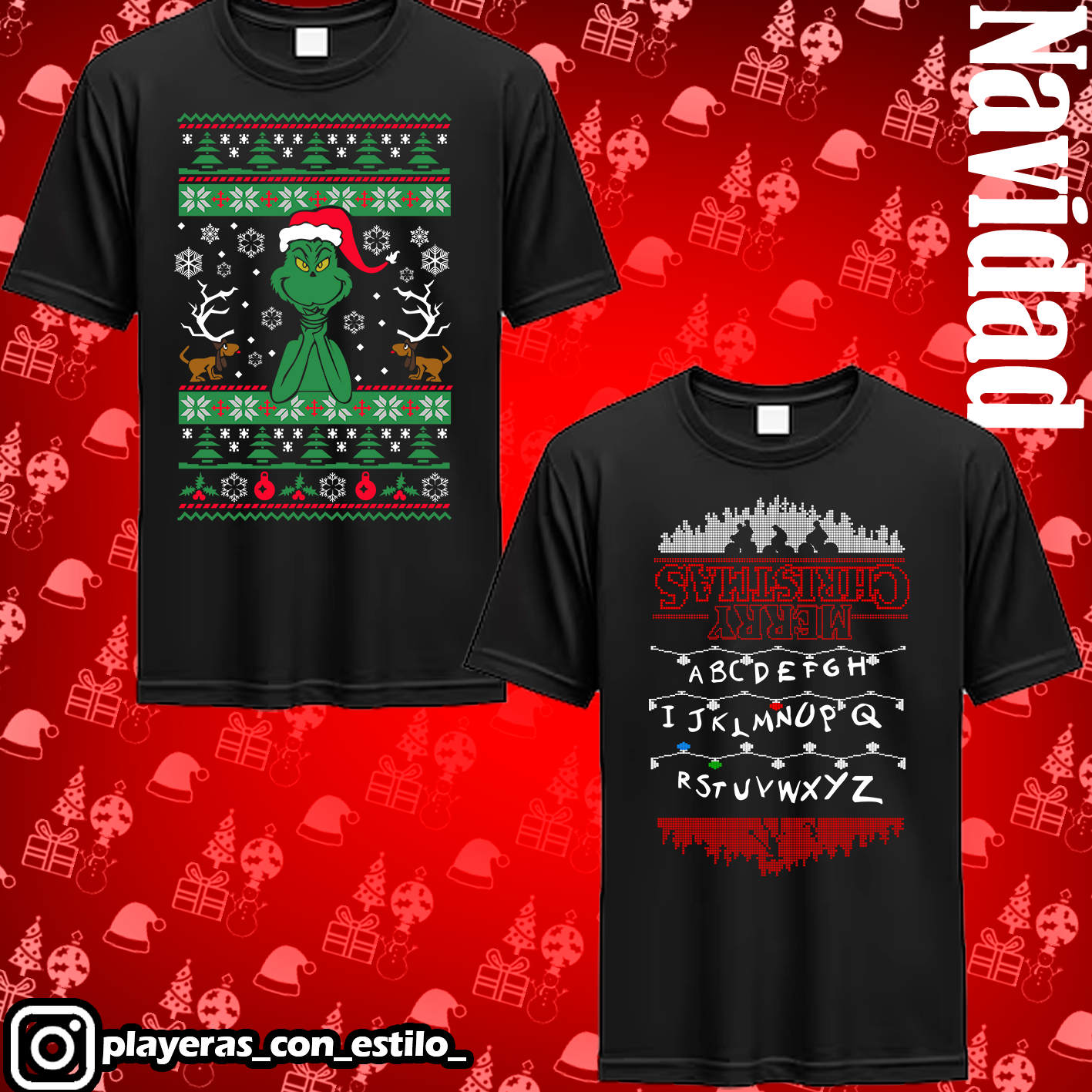 Playeras de Navidad