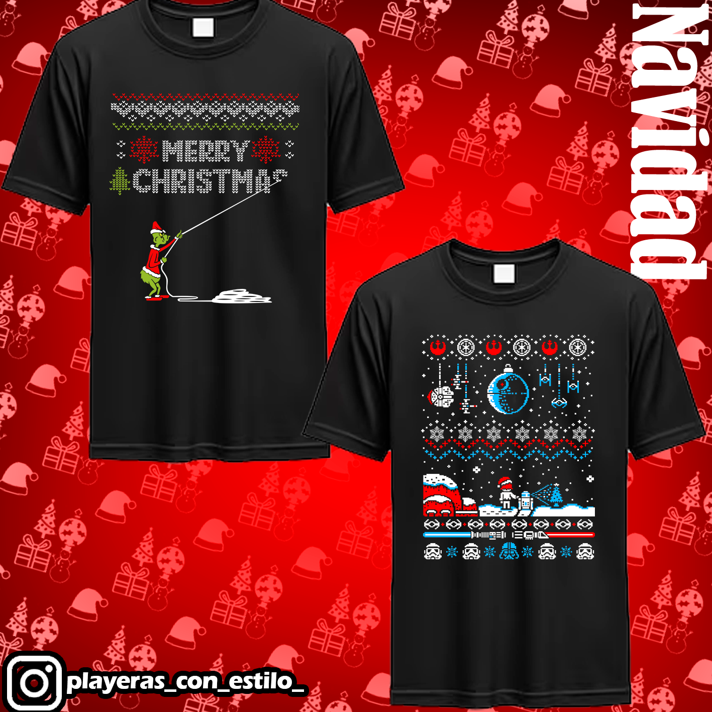 Playeras de Navidad