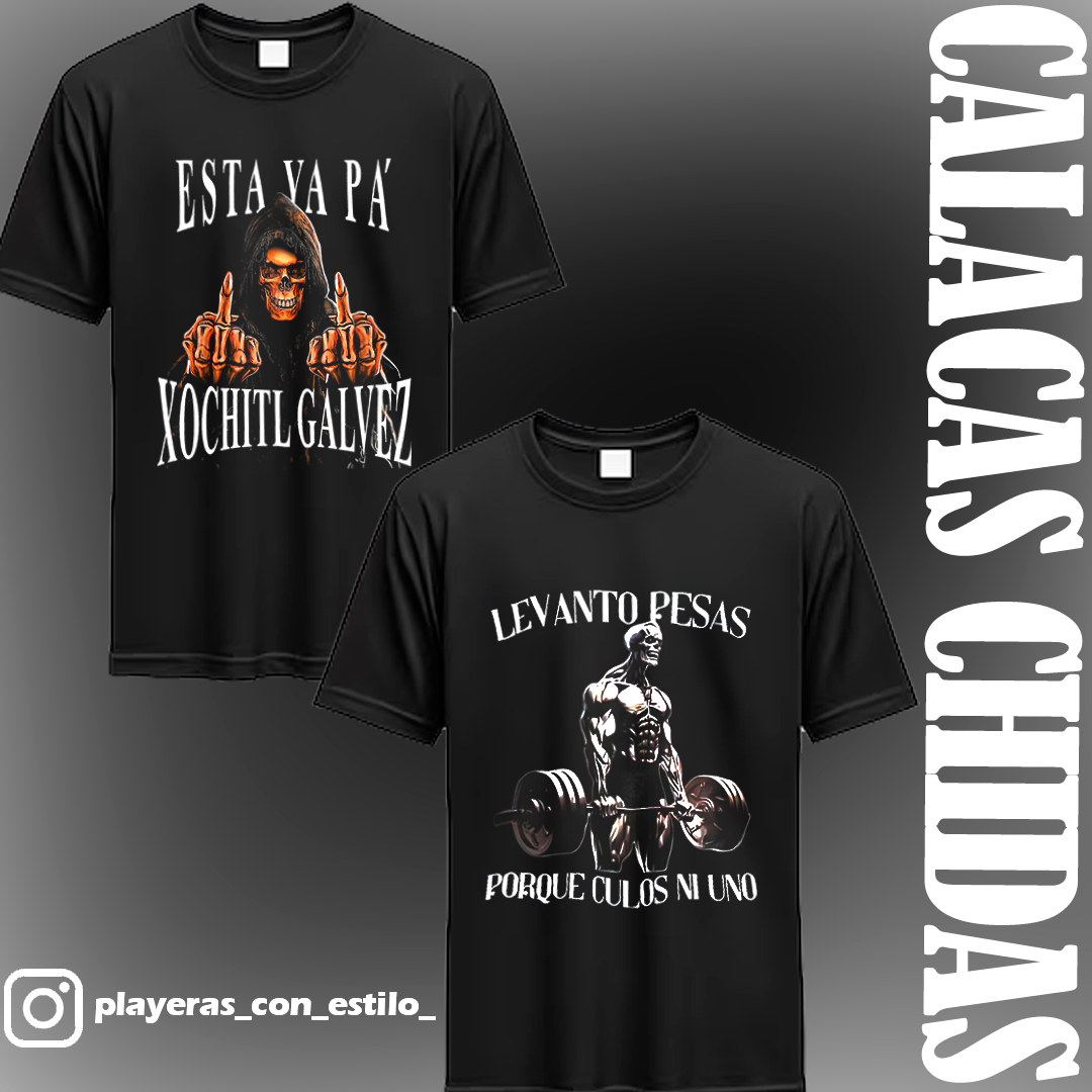 Playeras de calacas chidas