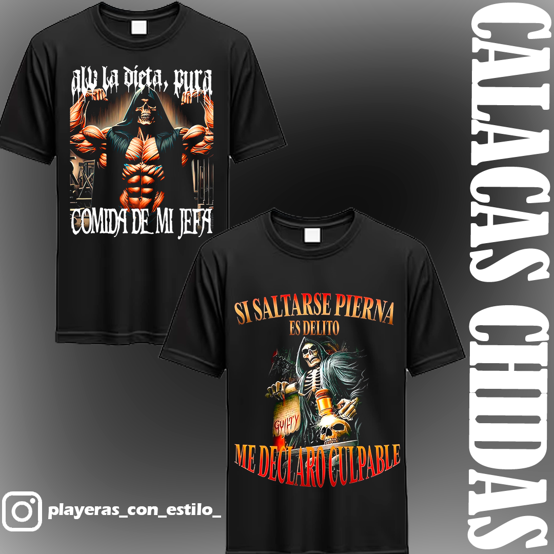 Playeras de calacas chidas