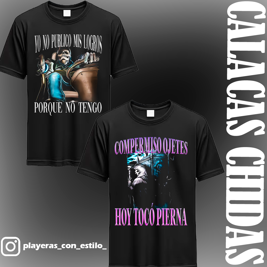 Playeras de calacas chidas