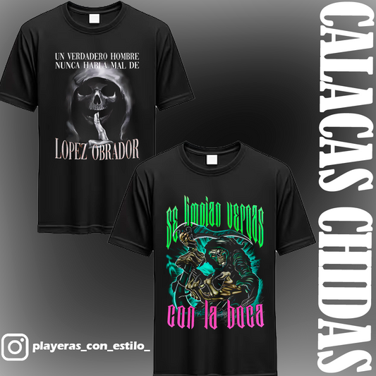 Playeras de calacas chidas