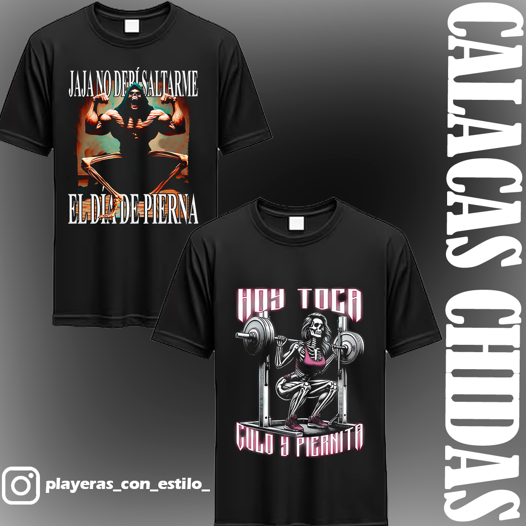 Playeras de calacas chidas