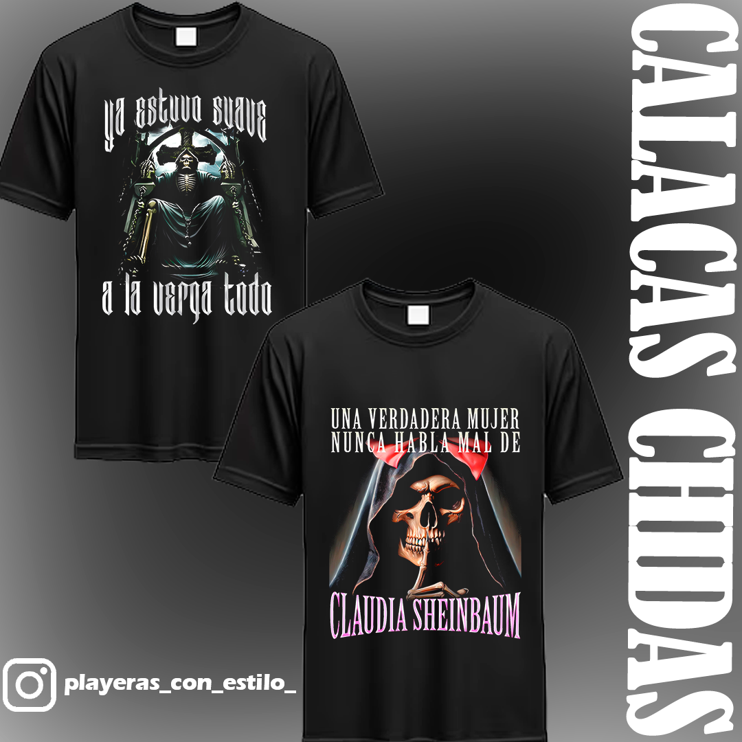 Playeras de calacas chidas