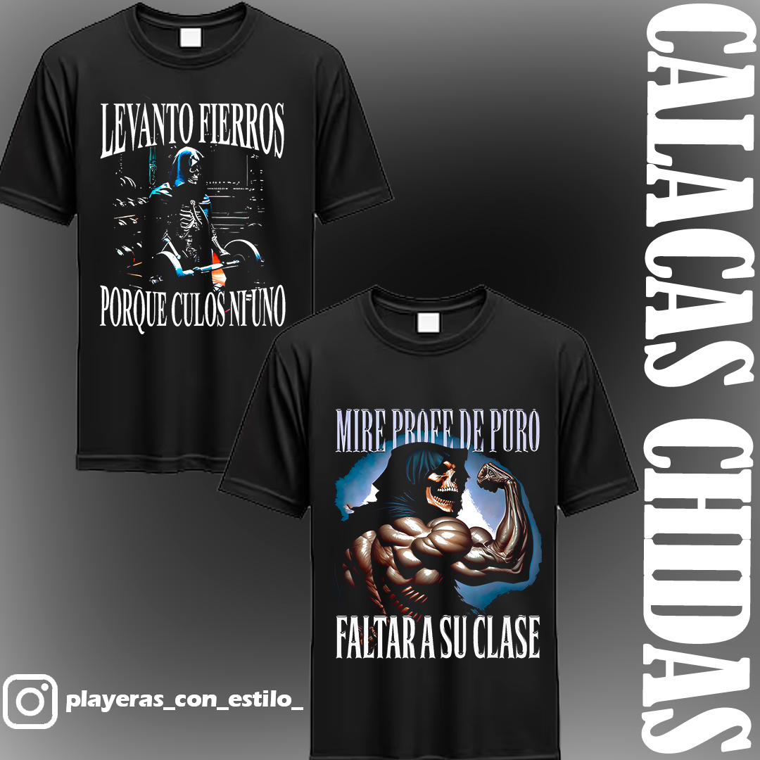 Playeras de calacas chidas