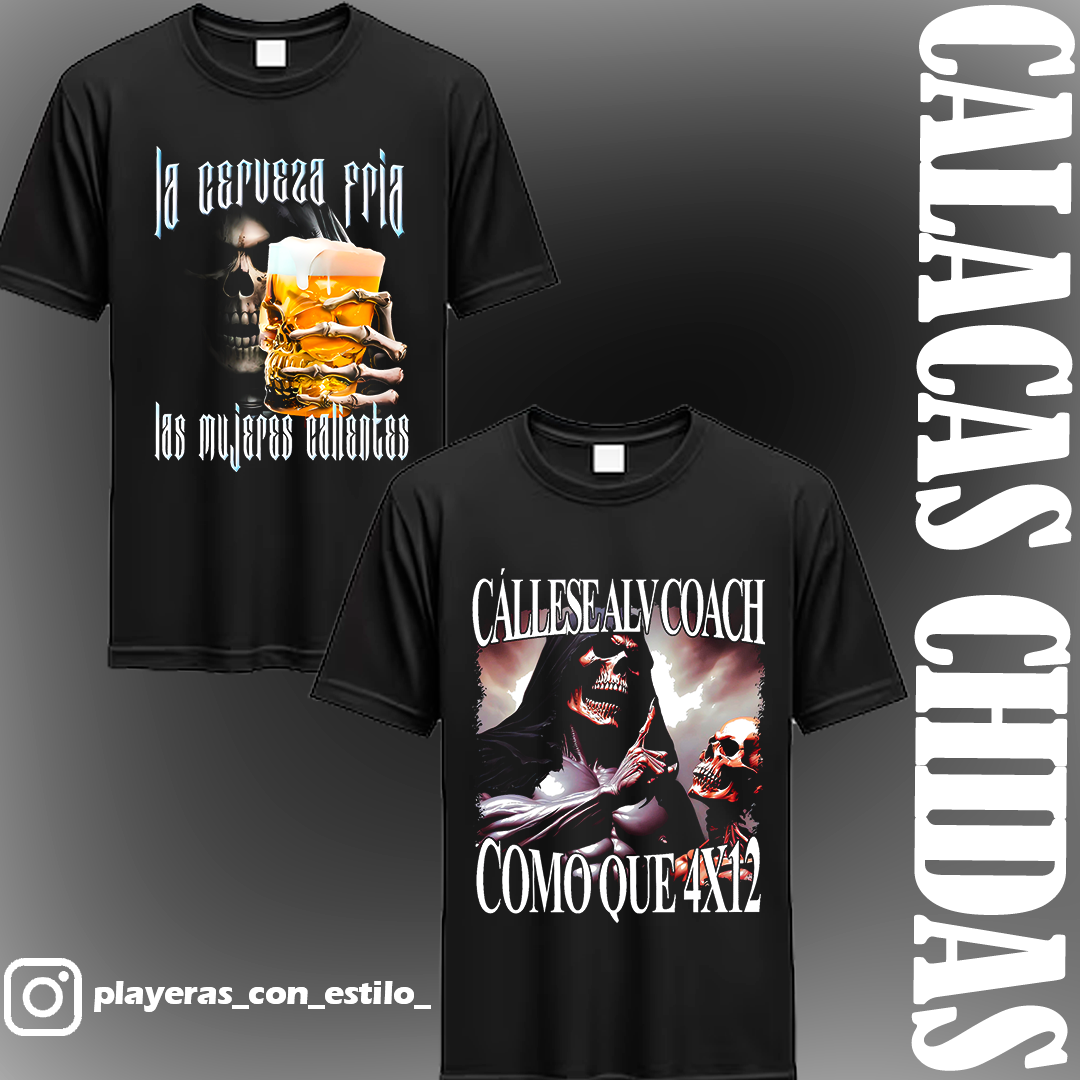 Playeras de calacas chidas