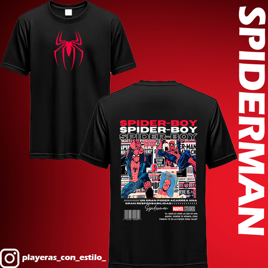 Playeras de Spiderman